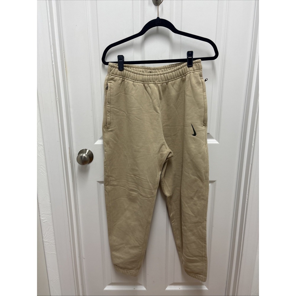 Nike x Billie Eilish Sequoia Fleece Sweat Lounge Pants Tan Mens - Small